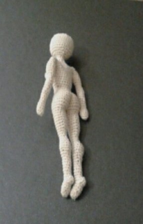 Realistic Doll Base Body Female. Crochet pattern