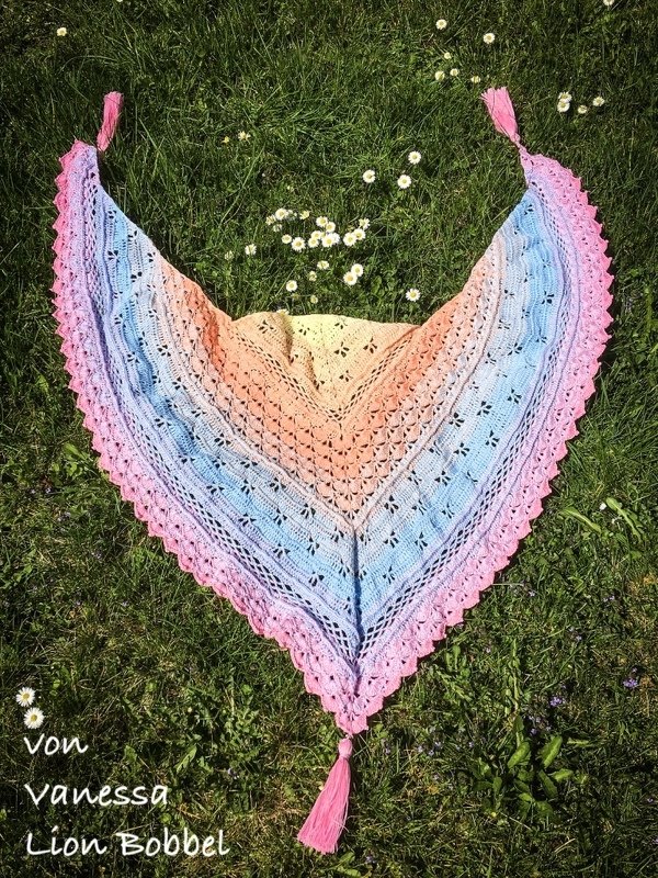 Anleitung: Dreieckstuch "Feria" - Bild 2