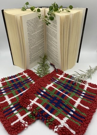 Knitting Pattern for Potholders á la Fraser