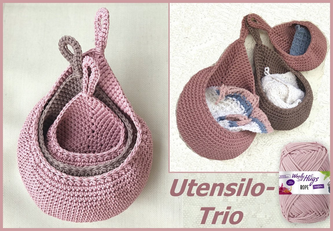 Utensilo - Trio Häkeln mit ROPE
