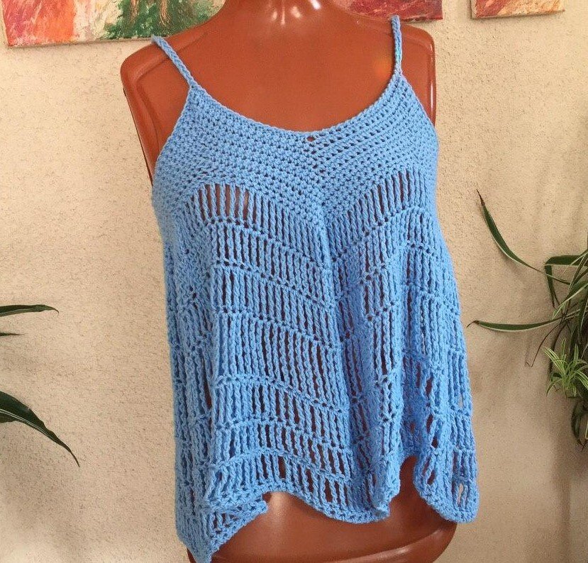 Hängerchen Top "Ibiza" Häkeln für Anfänger