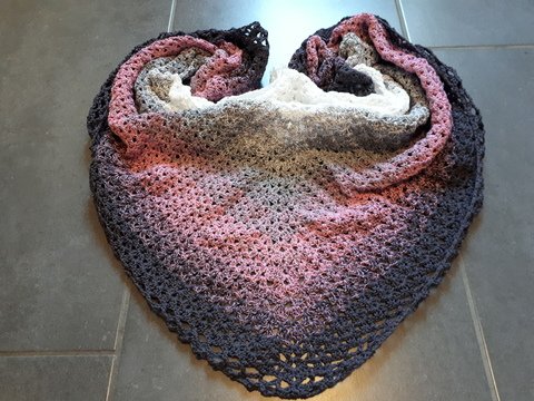 Dreieckstuch "Sterneniris"