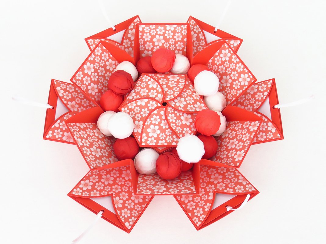 Explosionsbox für Süßigkeiten – Bastelvorlagen und Anleitung - Bild 2