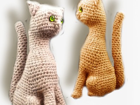 Häkelanleitung - Deko - Katze