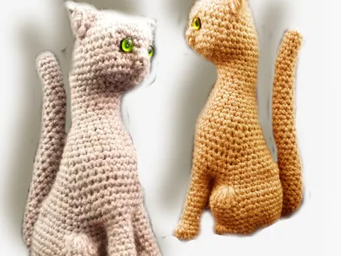 Häkelanleitung - Deko - Katze