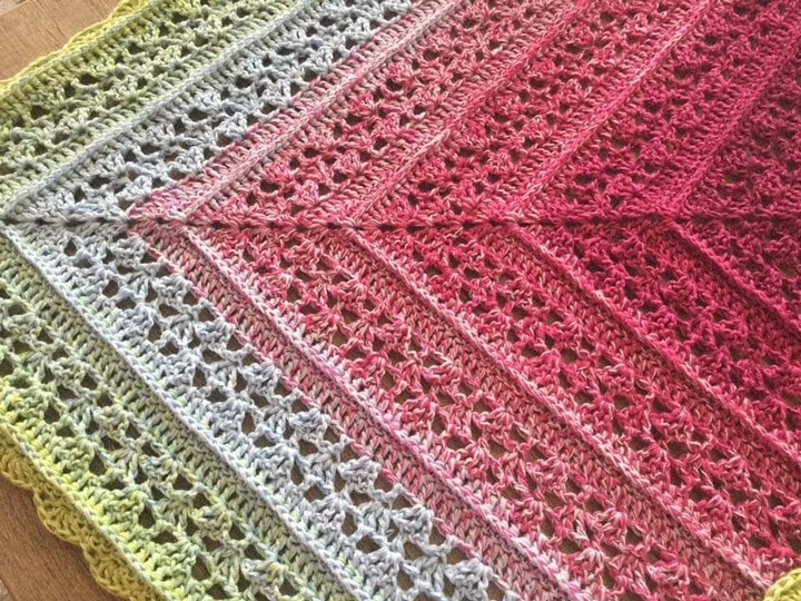 Häkelanleitung "Alina" Dreiecktuch und Stola 2 in 1 Anleitung