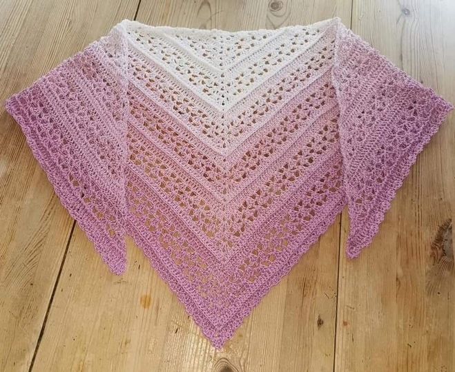 Häkelanleitung "Alina" Dreiecktuch und Stola 2 in 1 Anleitung