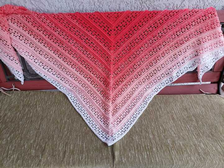 Häkelanleitung "Alina" Dreiecktuch und Stola 2 in 1 Anleitung