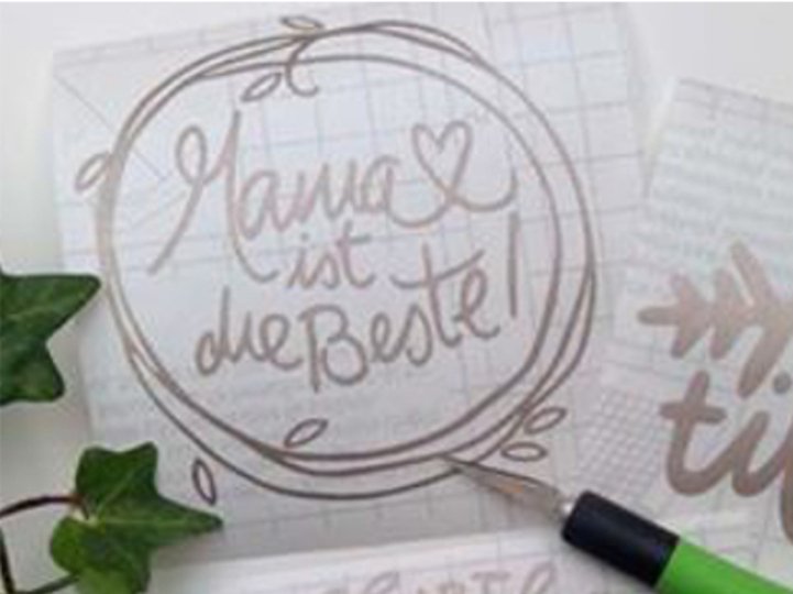 Beste Mama Plotterdatei SVG DXF