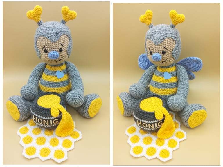 Häkelanleitung / Amigurumi / Bienchen Lilly Bee