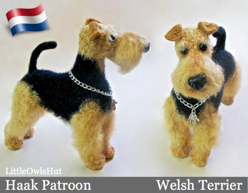 102NLY Welsh Terrier - Amigurumi Haakpatroon - PDF by Chirkova CP