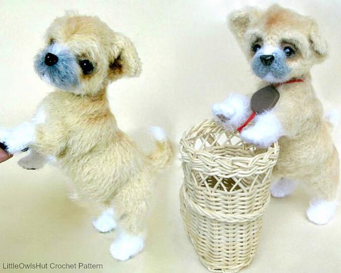 106NLY Haak Patroon Shih Tzu puppy - PDF file Amigurumi by Chirkova CP