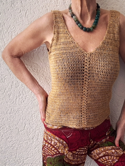 Häkelanleitung, Trägertop, Shirt,2 Varianten, S-XXXL