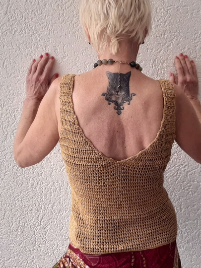 Häkelanleitung, Trägertop, Shirt,2 Varianten, S-XXXL