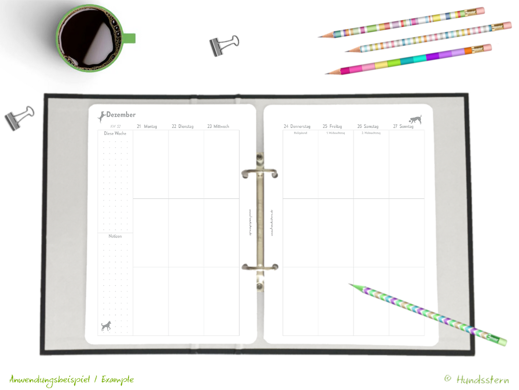 Address book inserts for planners A5 dogs A5A2105 - Image 9