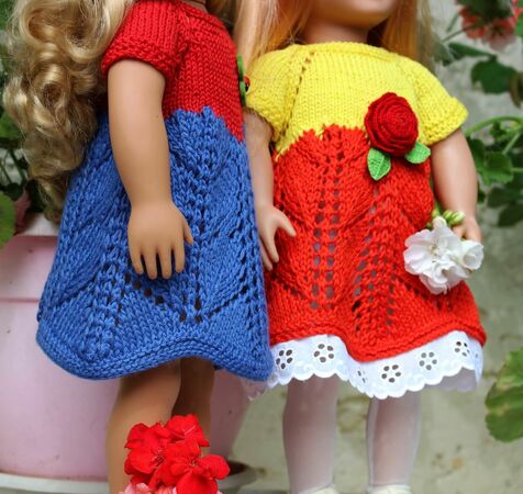 Dolls Dress3 Knitting Pattern