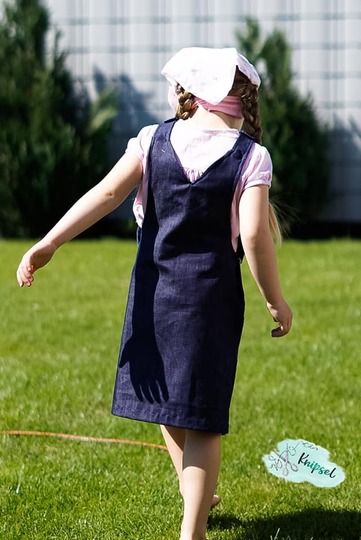 Latzkleid LUNA für Jeans & Cord Gr. 80 - 128