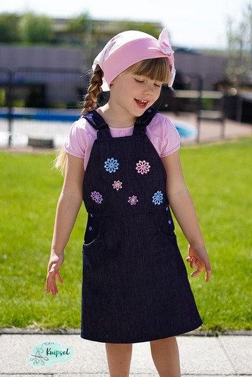 Latzkleid LUNA für Jeans & Cord Gr. 80 - 128