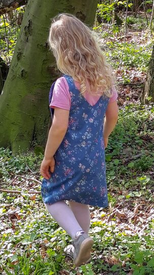 Latzkleid LUNA für Jeans & Cord Gr. 80 - 128