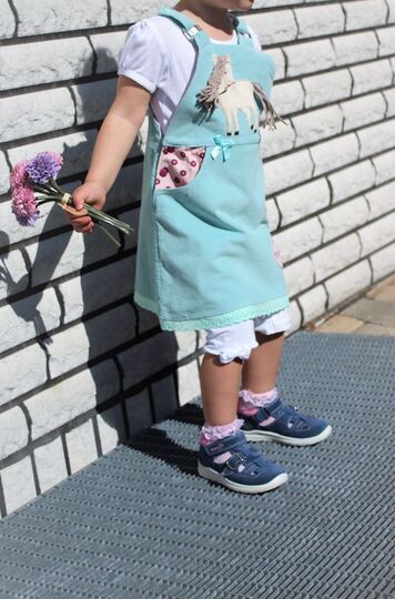 Latzkleid LUNA für Jeans & Cord Gr. 80 - 128
