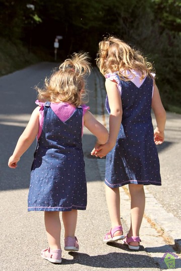 Latzkleid LUNA für Jeans & Cord Gr. 80 - 128