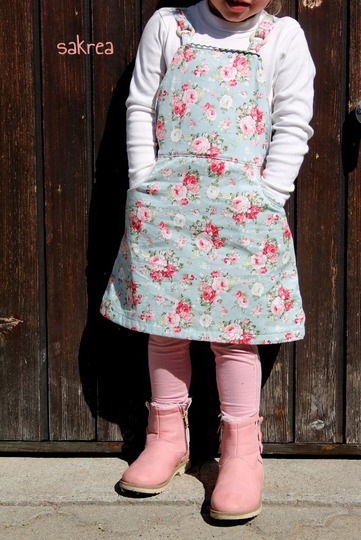 Latzkleid LUNA für Jeans & Cord Gr. 80 - 128