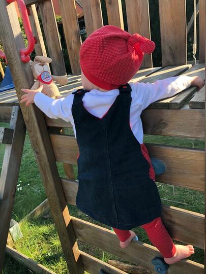 Latzkleid LUNA für Jeans & Cord Gr. 80 - 128