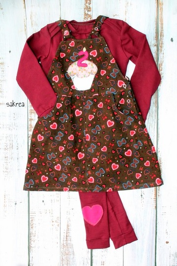 Latzkleid LUNA für Jeans & Cord Gr. 80 - 128