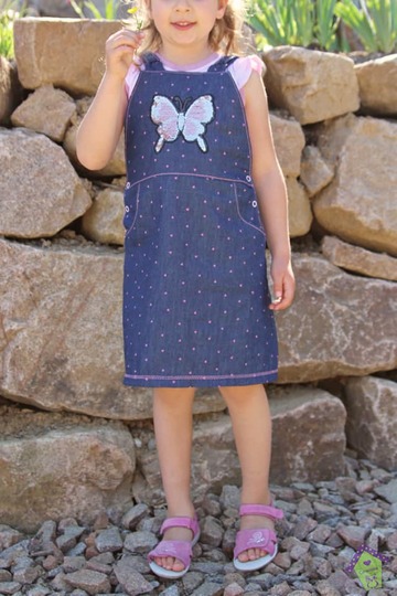 Latzkleid LUNA für Jeans & Cord Gr. 80 - 128