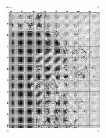 Girl cross stitch pattern