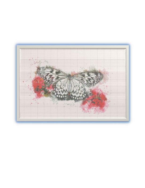 Butterfly cross stitch pattern