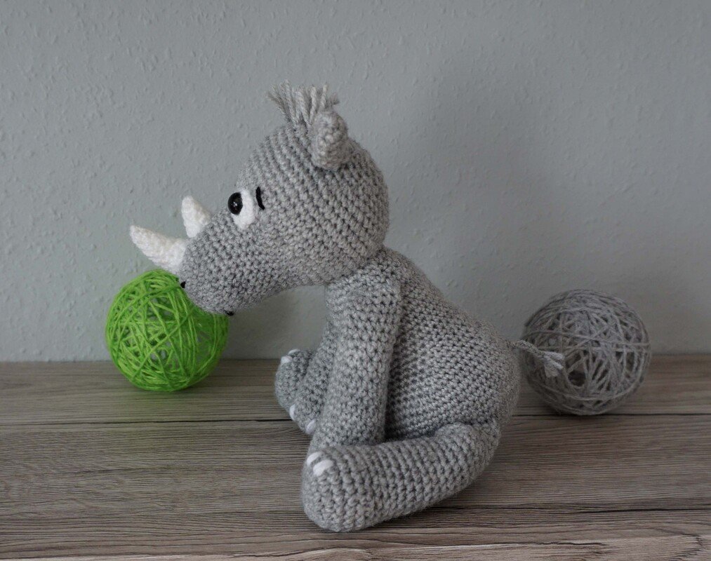 Crochet Pattern for the Amigurumi Rhino Nelli! - Image 7