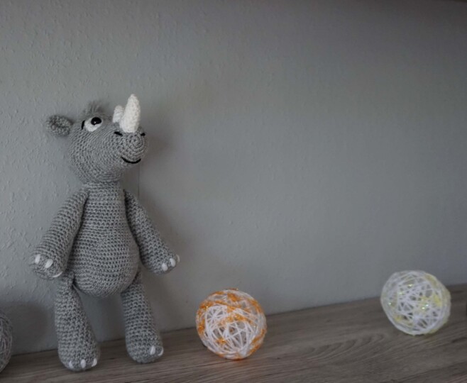 Amigurumi Häkelanleitung Kleines Nashorn Nelli