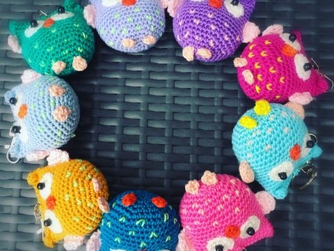 Eule - Schlüßelanhänger