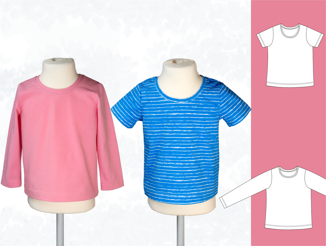 Lio Kids’ Basic Shirt – Short, 3/4 &amp; Long Sleeves EU 86–158 / US 2–14