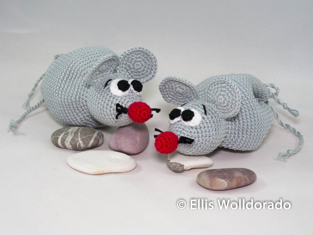 Beutelratte Trixie (befüllbar), Geschenkbeutel, Häkelanleitung