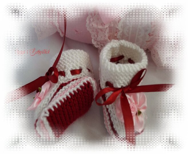 Strickanleitung für Baby's u. Reborns 3-teilig Modell Lilo Gr. 50 - 56