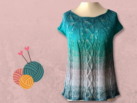 Tunika Namsos - Strickanleitung bis Gr. 50