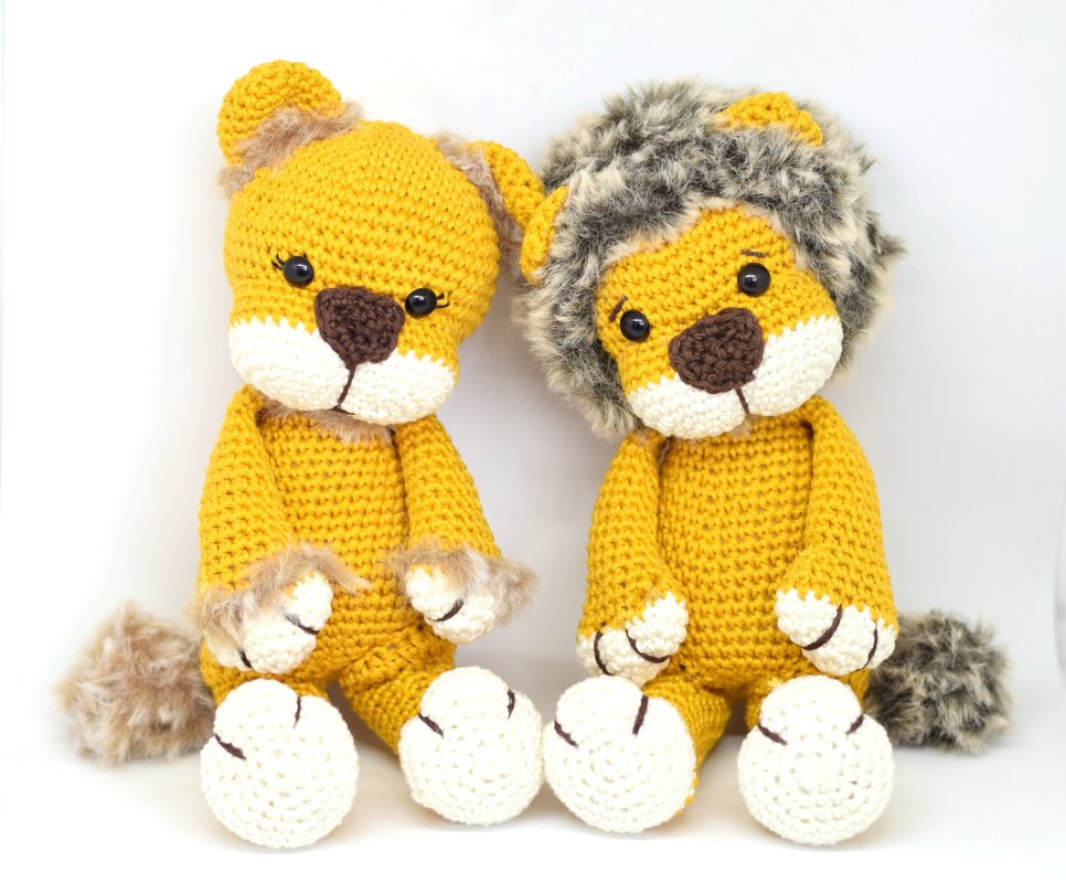 Haekelicious Löwe und Löwin - Bild 3