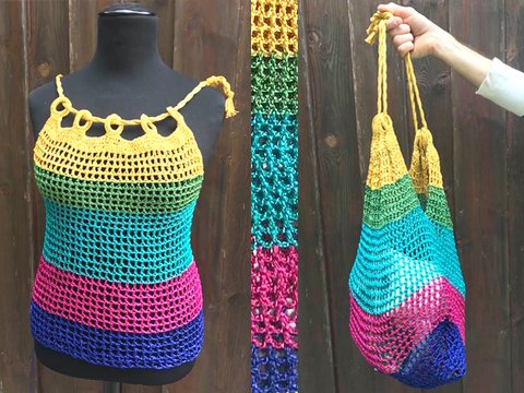 SommerShirt und /oder Einkaufsnetz