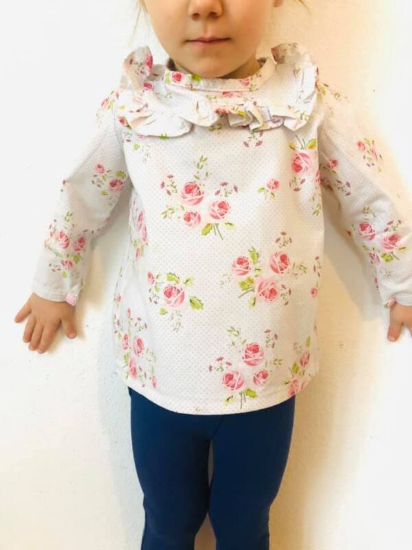 Rüschenbluse Flocke Gr. 98-122