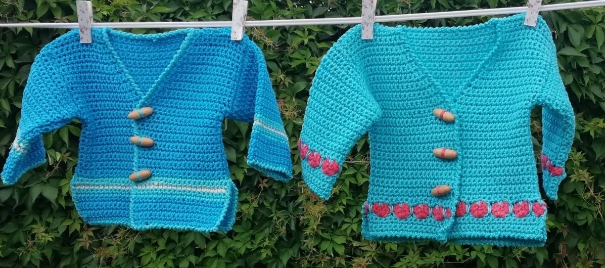 Crochet baby cardigan pattern