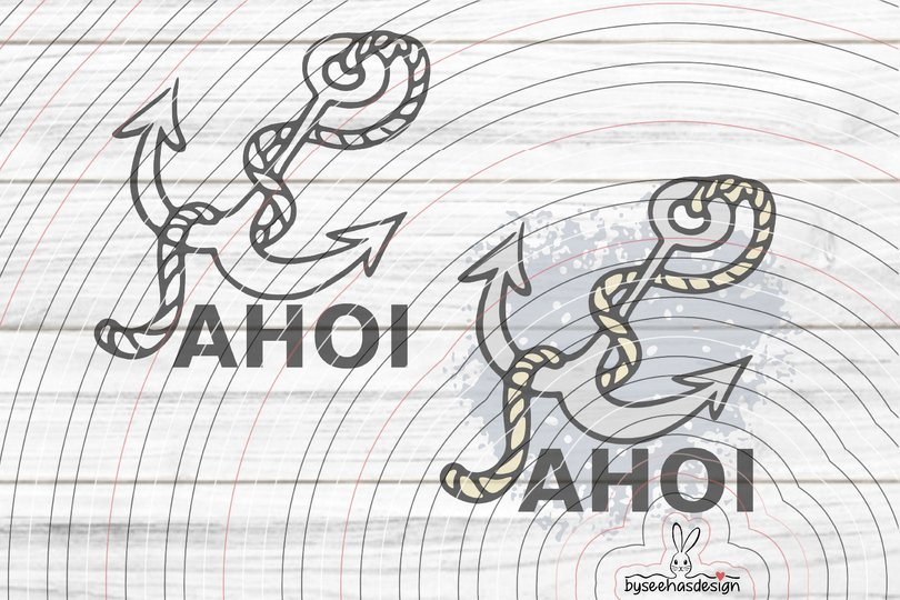 Anker Plotterdatei SVG DXF