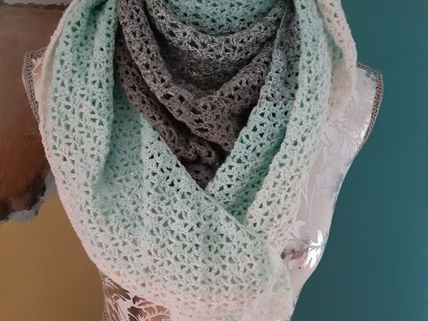 Dreieckstuch "Emotion" häkeln