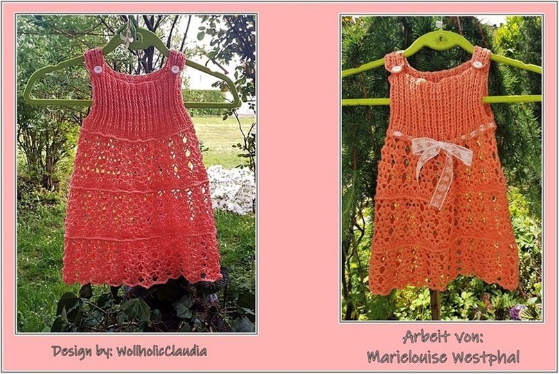 Häkelanleitung "Stufenkleid Lina"