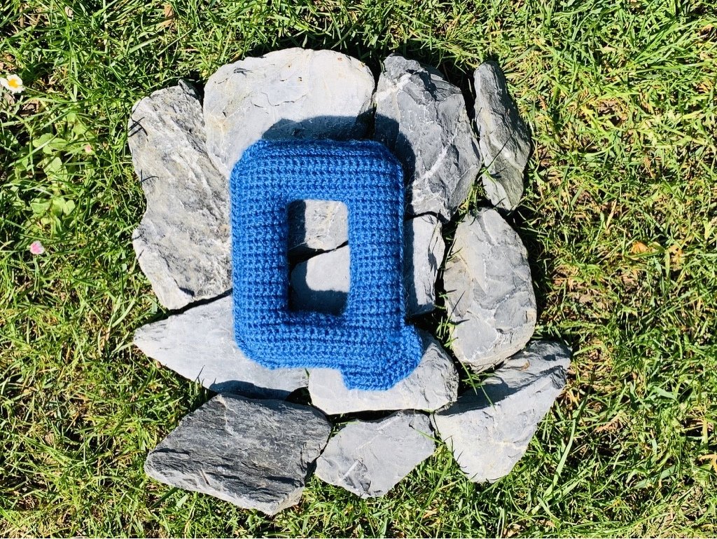 Buchstabe Häkelanleitung Q