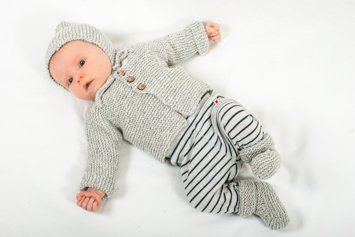 Strickanleitung für das Newbornset Brummelchen in Gr. 50/56 - Bild 6