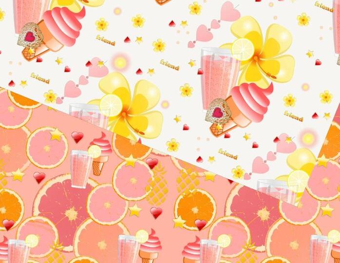 Seamless paper Friends