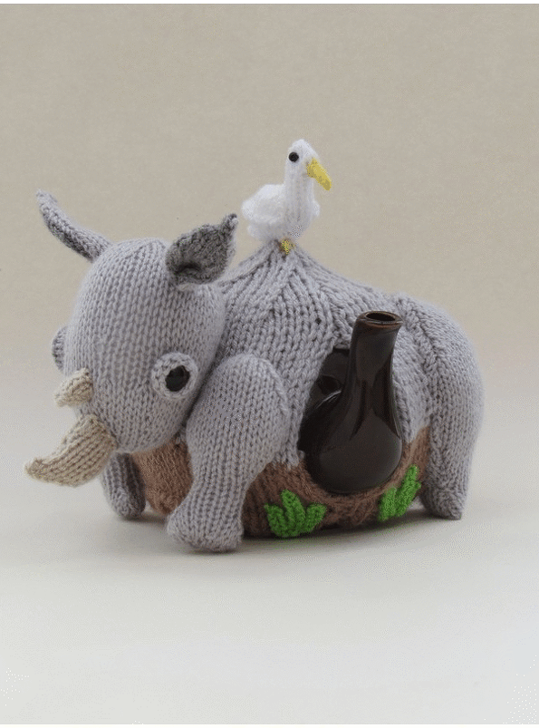 Rhino Tea Cosy Knitting Pattern - Image 5