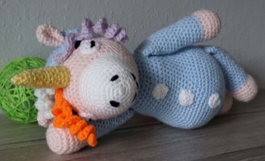 Crochet Pattern for the Sleeping Unicorn!